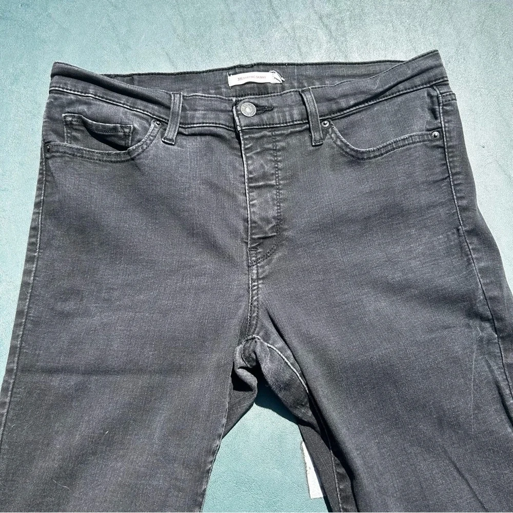Levi's Charcoal 311 Shaping Skinny Jeans